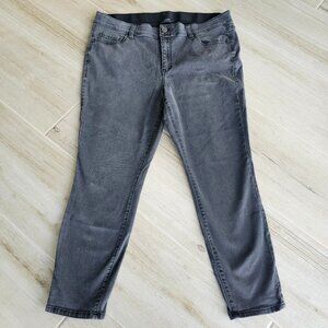 Venezia by Lane Bryant Charcoal Skinny Jeans Size 18 Excellent Condition